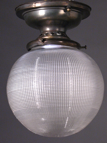 Large Holophane Ball Flush Fixture